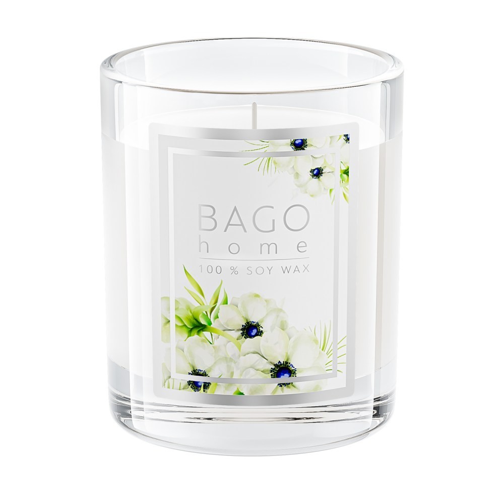 Первые цветы BAGO home ароматическая свеча 85 г  