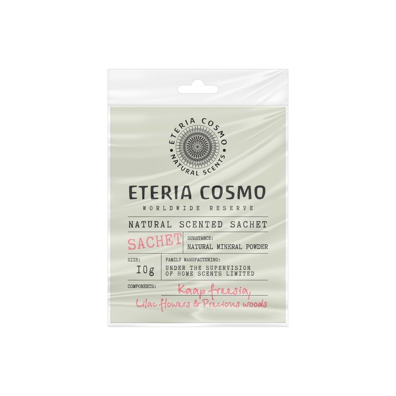 Фрезия сирень и драгоценное дерево ETERIA COSMO ароматическое саше 10 г  