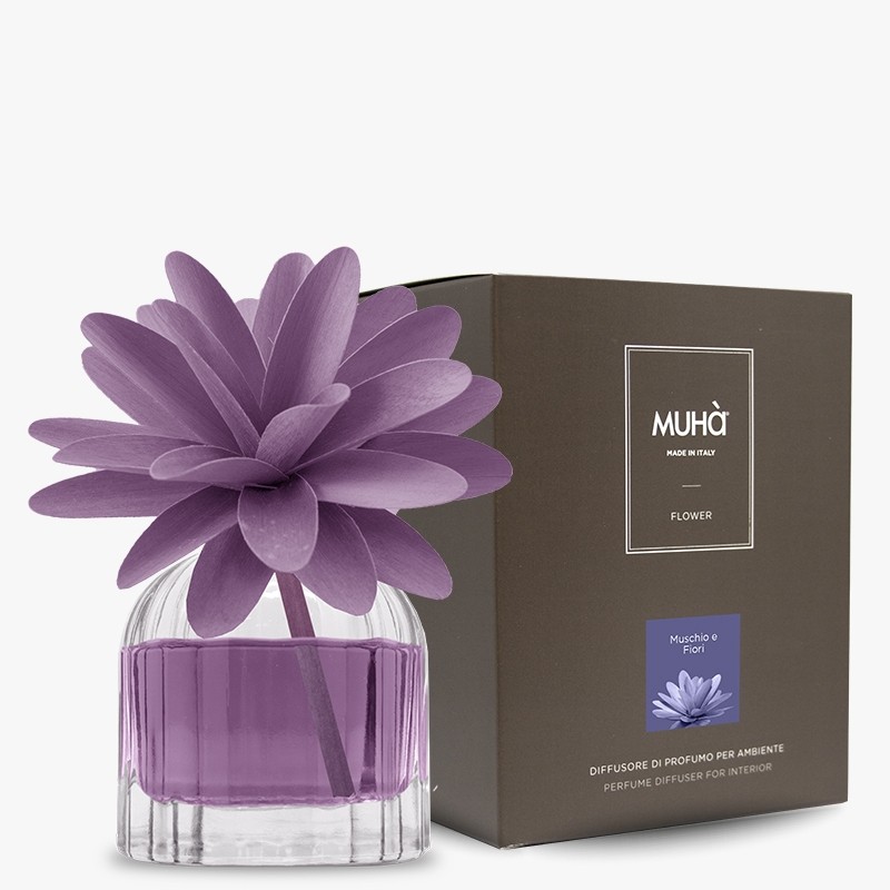 Цветочный мускус Muha` ароматический диффузор с цветком 60 мл  