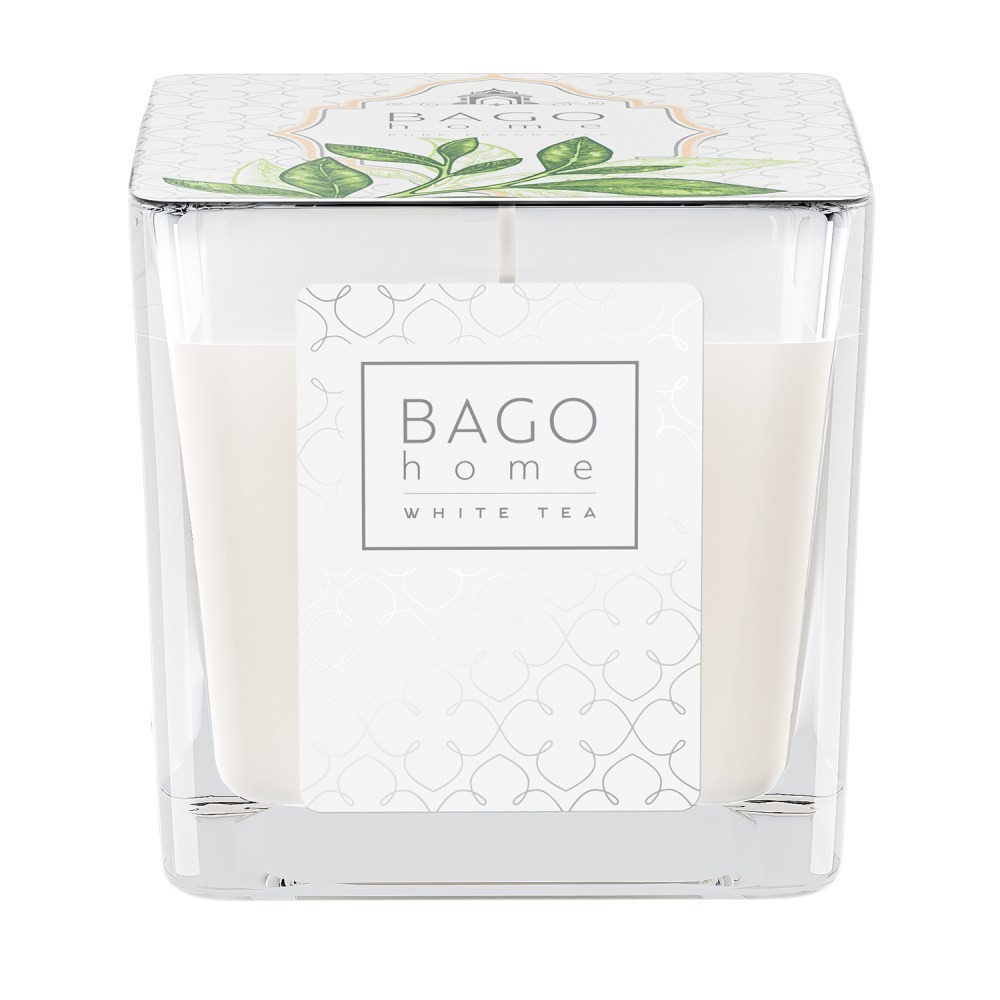 Белый чай BAGO home ароматическая свеча 88 г  