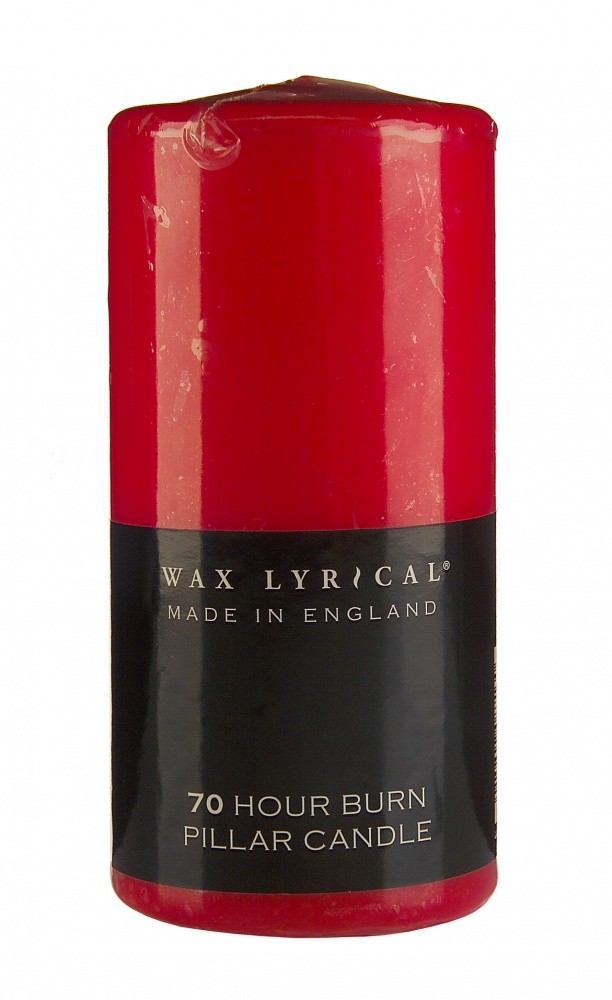 Декоративная свеча Wax Lyrical на 70 часов горения красная  