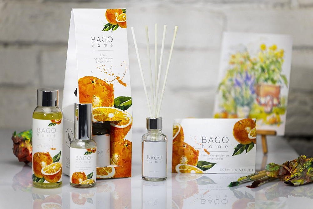 Сочный апельсин BAGO home наполнитель для диффузора 100 мл  