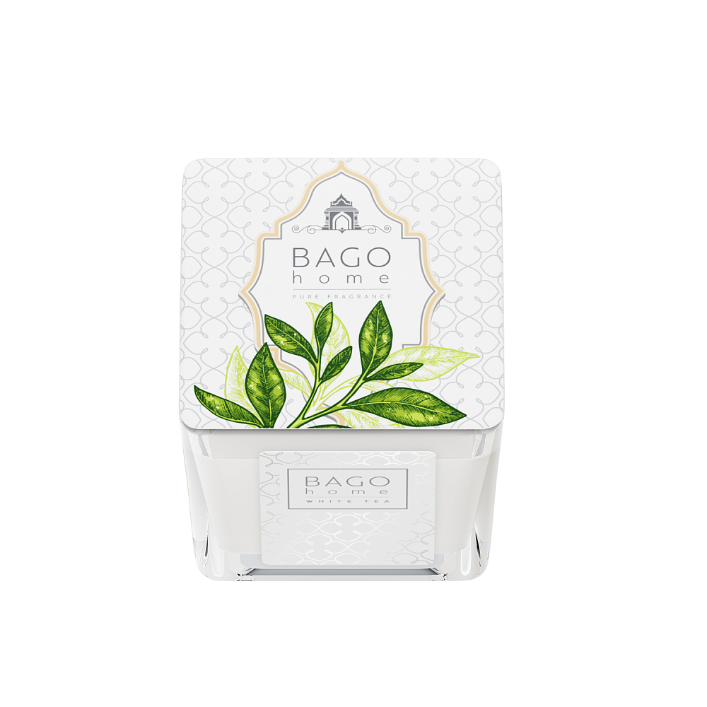 Белый чай BAGO home ароматическая свеча 88 г  