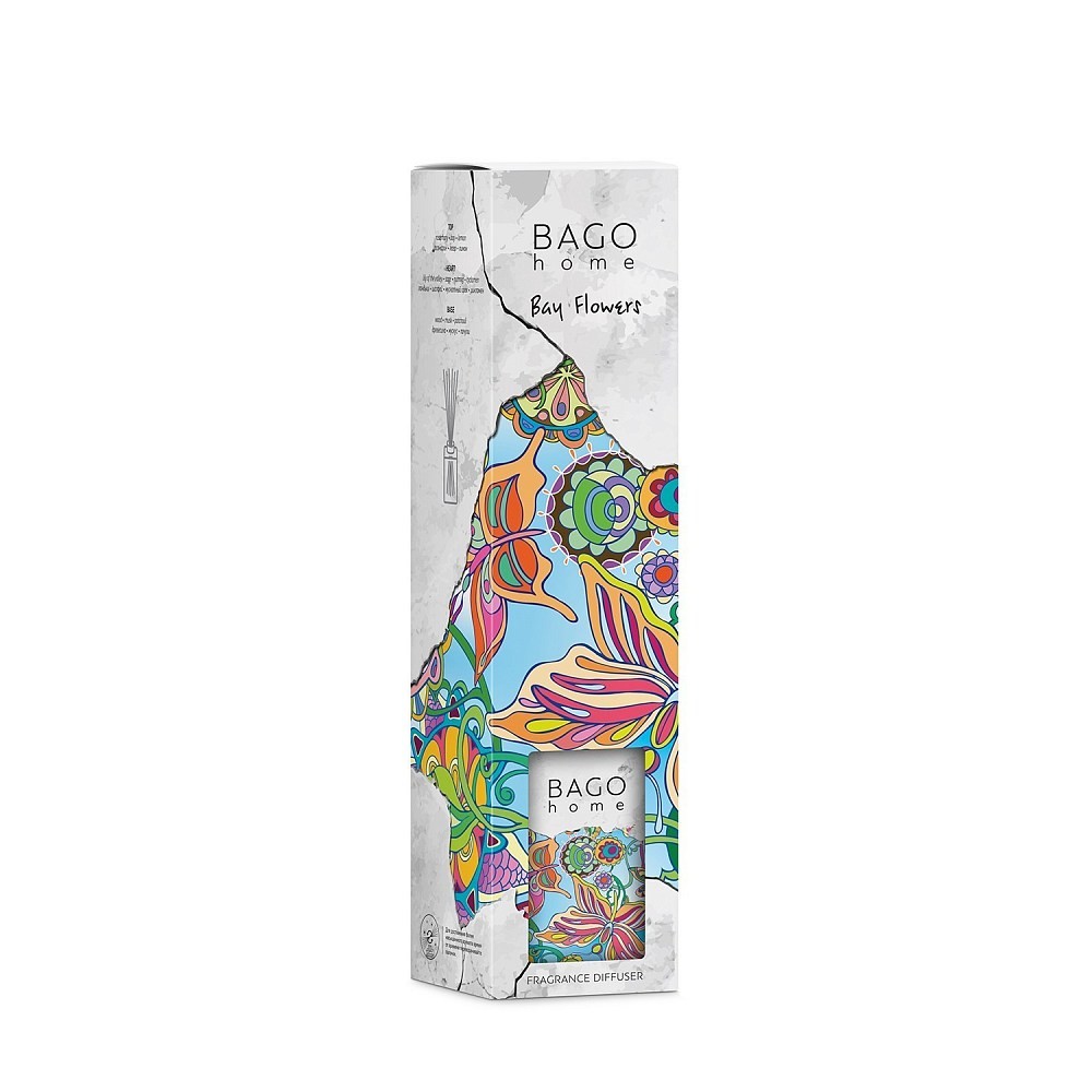Лавровые цветы BAGO home ароматический диффузор 75 мл  