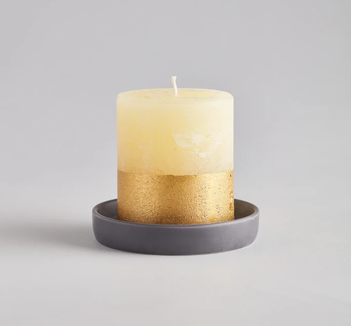 Тарелка для свечей St Eval candle темно-серая  