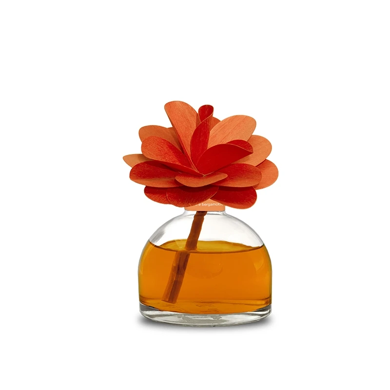 Кедр и бергамот Muha` ароматический диффузор с цветком 200 мл  